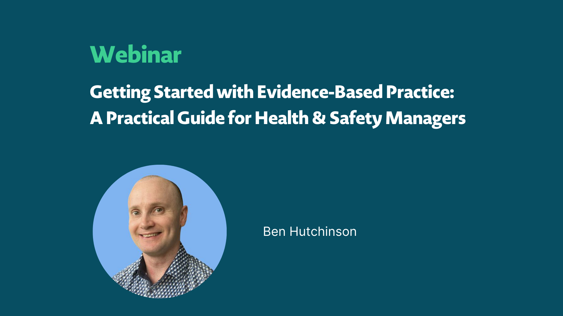 Webinar: Getting Started with Evidence-Based Research