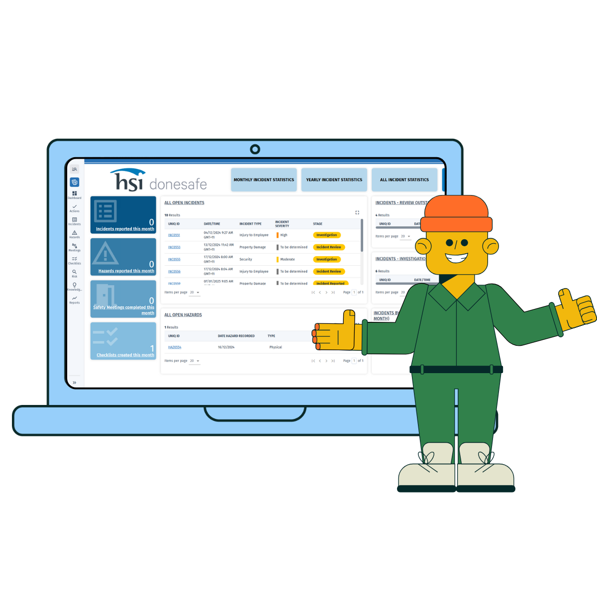 Health and safety software